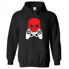 Skull Controller Art Design Kids & Adults Unisex Hoodie